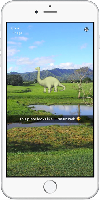 #DinosaurEmoji at Snapchat