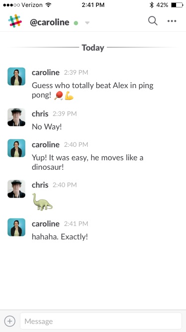 #DinosaurEmoji at Slack
